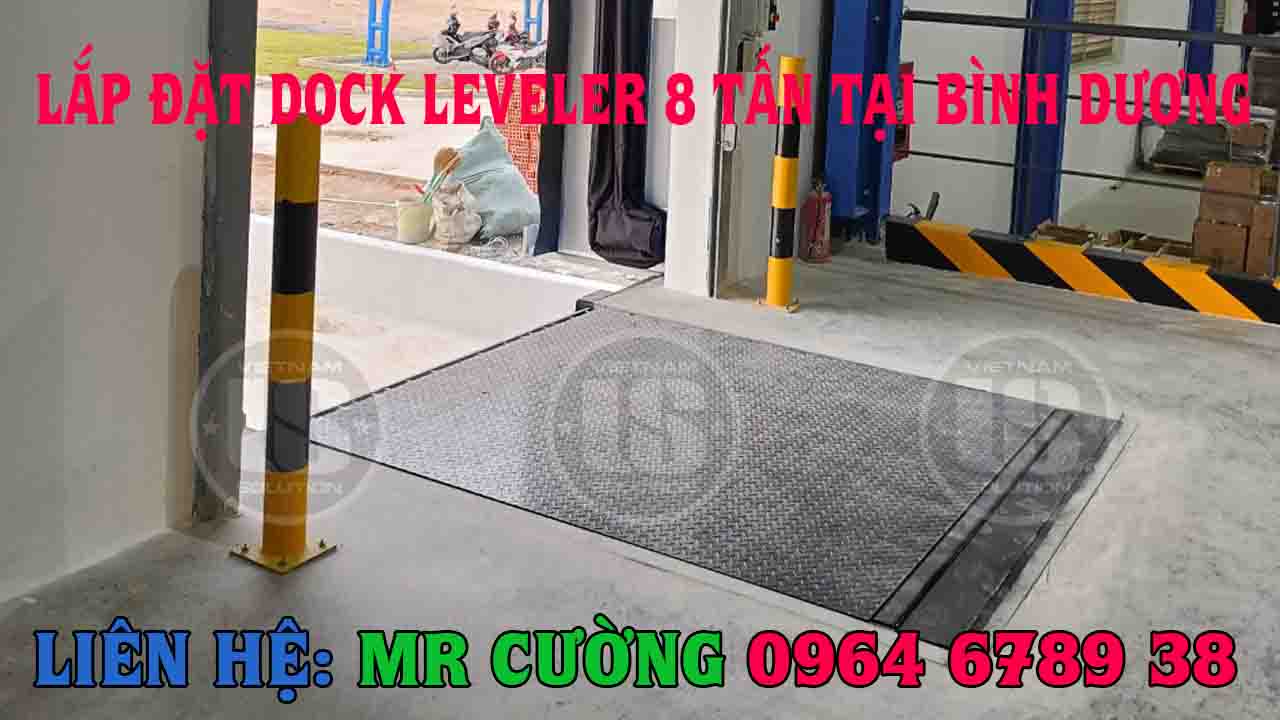 Lắp đặt Dock leveler 8 tấn tại KCN Visip 2A